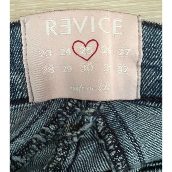 REVICE Star Skinny High Rise Jeans Women’s Size 25 with Front Seam - Picture 10 of 11